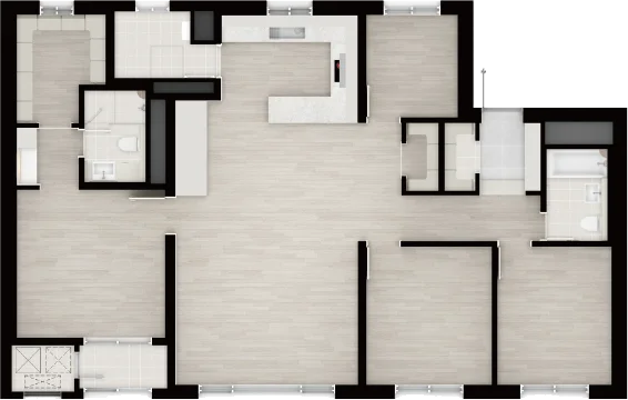 101제곱미터 평면도