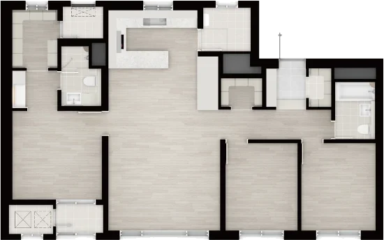 84제곱미터 평면도